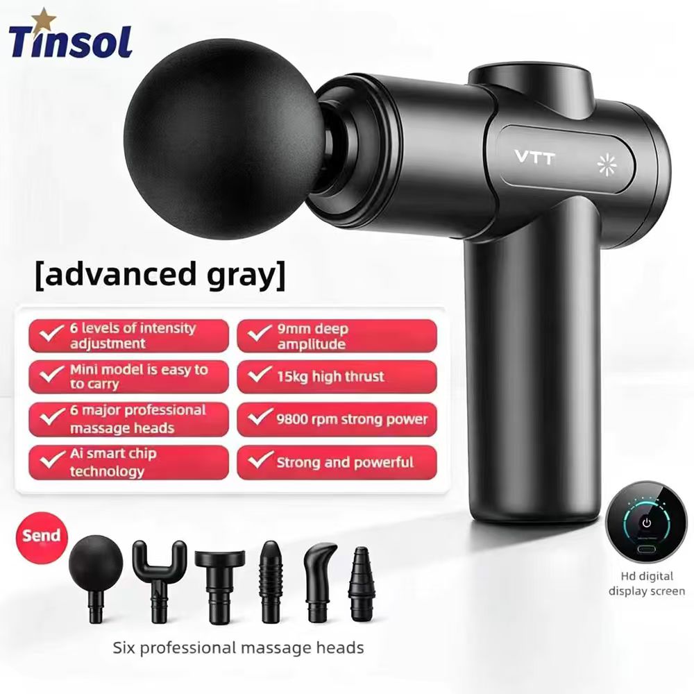 Massage Gun Deep Tissue - Elektryczny pistolet do masażu powięzi TINSOL,