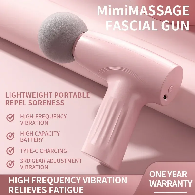 Muscle Mini różowy pistolet do – Massage Gun Deep Tissue recenzja i cena