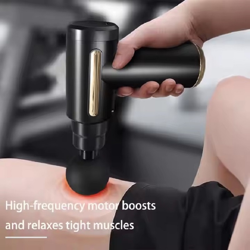 Czarny przenośny pistolet do m – Massage Gun Deep Tissue recenzja i cena