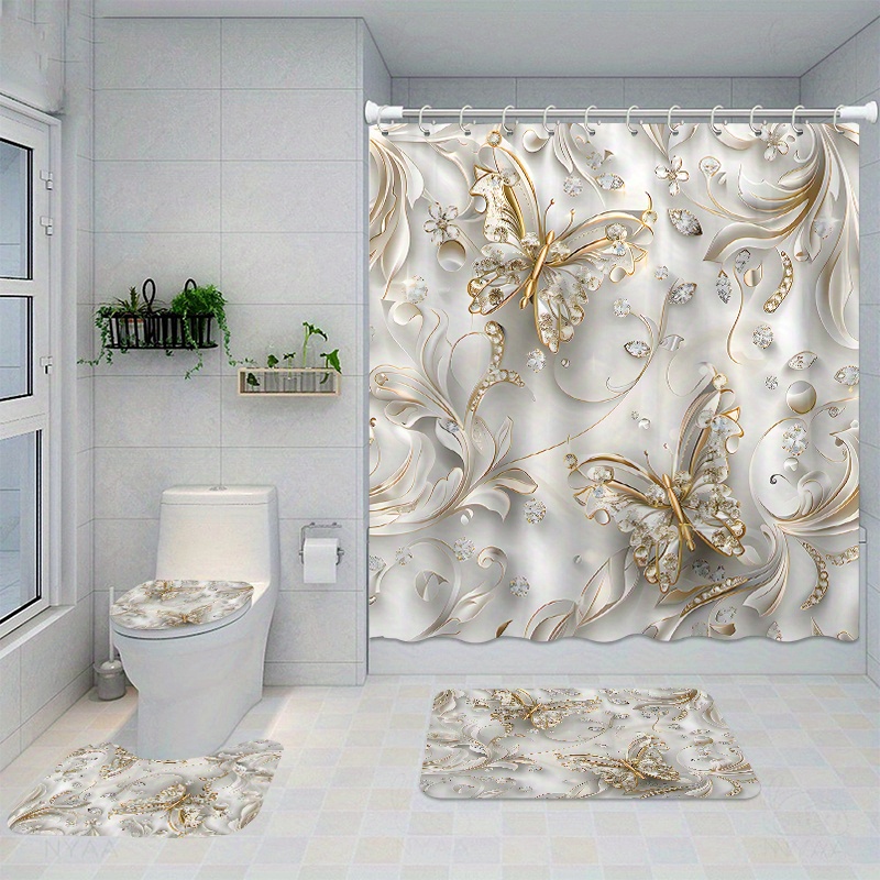 4-częściowy elegancki zestaw z – Bamboo Bath Mat recenzja i cena