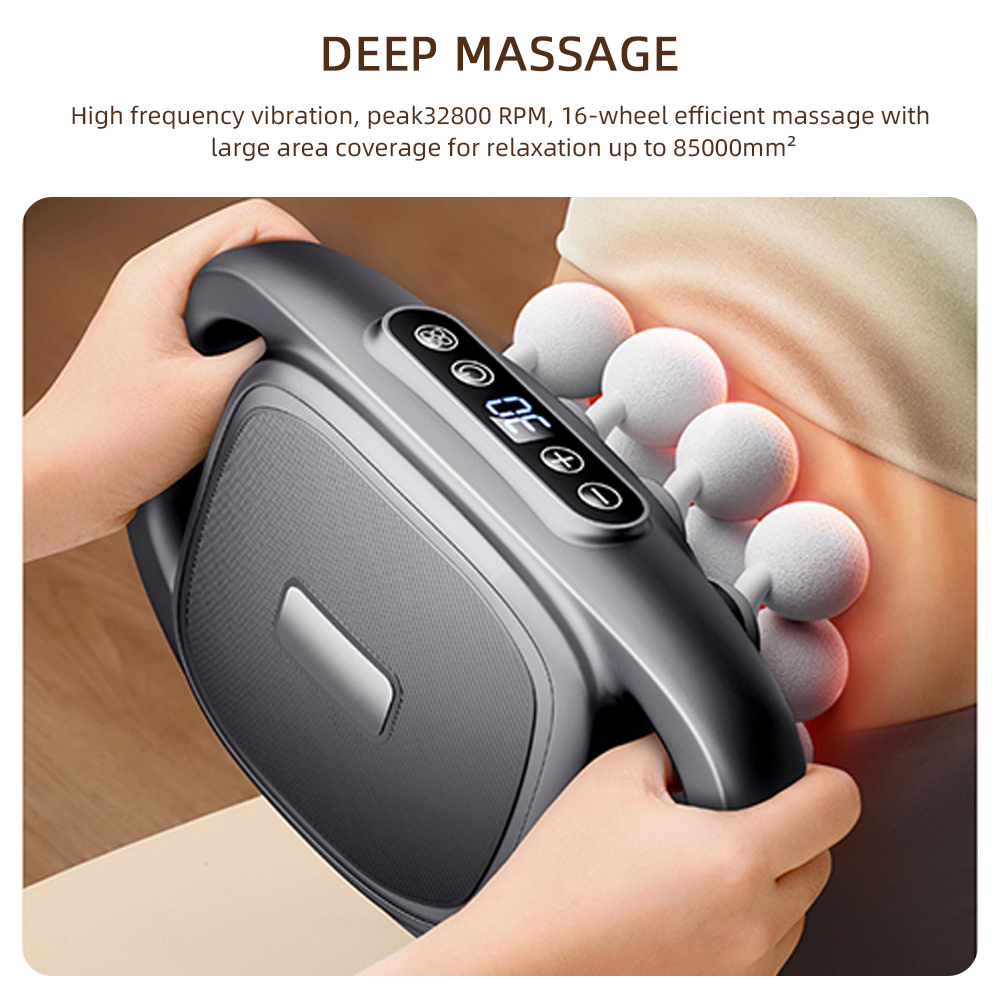 16-głowicowy pistolet powięzio – Massage Gun Deep Tissue recenzja i cena