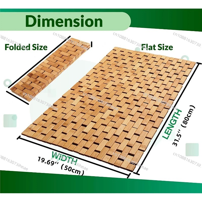 Mata bambusowa do łazienki, sk – Bamboo Bath Mat recenzja i cena