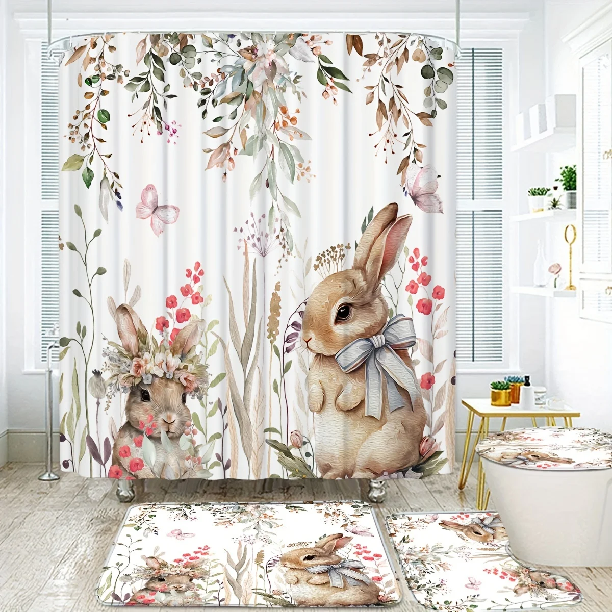 4-częściowy zestaw zasłony pry – Bamboo Bath Mat recenzja i cena