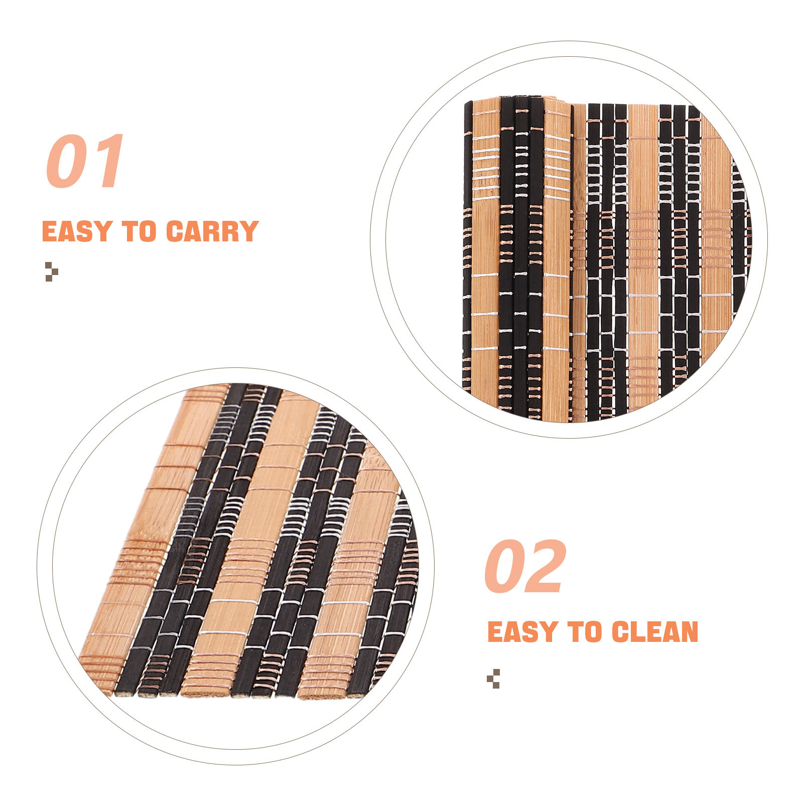 5 szt. bambusowych podkładek t – Bamboo Bath Mat recenzja i cena